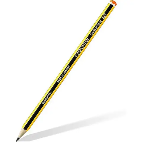 STAEDTLER Noris 2B Yellow/Black Barrel Graphite Pencil, Pack of 12