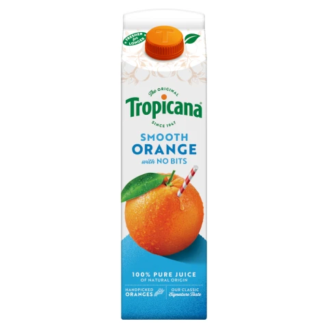 Tropicana Long Life Pure Smooth Orange Fruit Juice 850ml