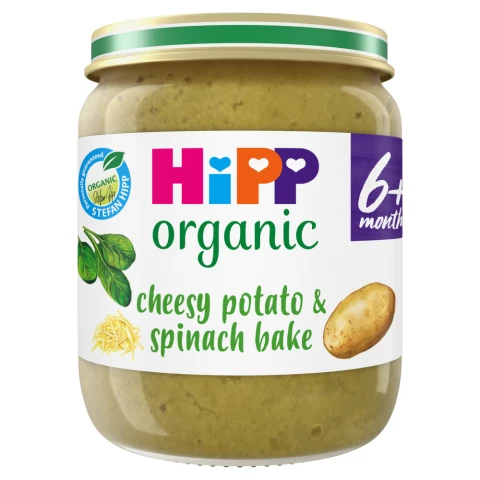 HiPP Cheesy Potato & Spinach Bake 6+ Months 125G