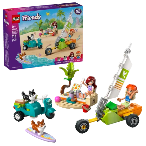 LEGO Friends 42641 Surfing Dogs and Scooter Adventure