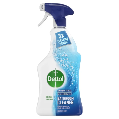 Dettol Power & Pure Bathroom Cleaning Spray 750ml
