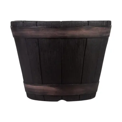 Oakwood Barrel Planter 34cm -Oakwood Effect