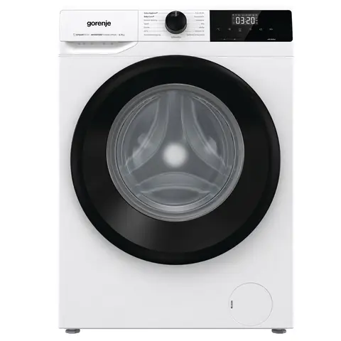 GORENJE WNHEI74SAPS/DE Washing Machine 7kg - Steam Function, Inverter Motor, 1400RPM, Energy Class A, AquaStop, White