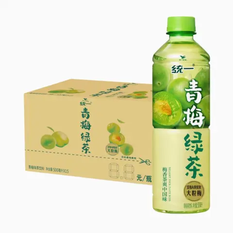 Unif Green Plum Green Tea Drink 500ml 统一青梅绿茶瓶装500ml
