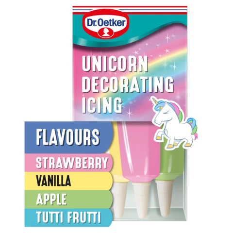 Dr. Oetker Unicorn Decorating Icing 4x19G (76G)