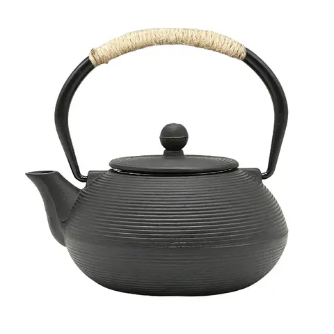 Huacan Handcrafted Cast Iron Tea Kettle for Home Use, 520ml for Brewing Herbal Teas