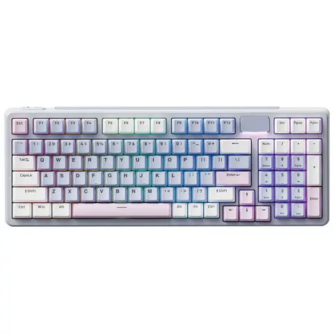 RAPOO V700DIY 96% Mechanical Tri-Mode Keyboards, QWERTY US layout, Gasket Mount-BP