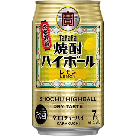 Takara Shochu Highball Lemon 350ml