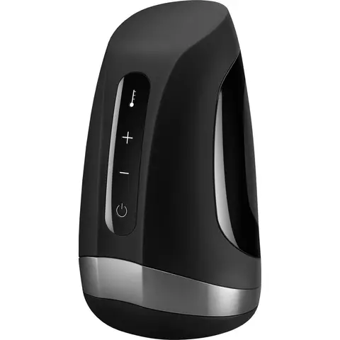 Satisfyer Men Heat Vibration Masturbator - Verwarmingsfunctie - 10 Trilpatronen - Waterdicht Ontwerp