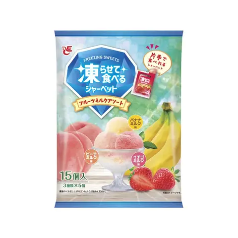 Ace Bakery bevroren sorbetfruitmelk assortiment 15 stuks