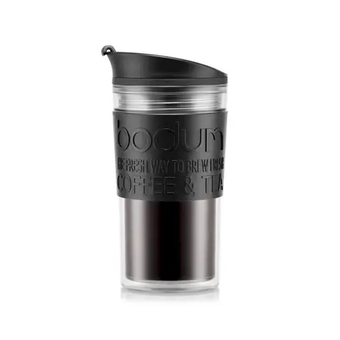 Bodum Travel Mug 350ml - Double Wall System - Black