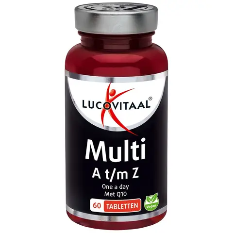 Lucovitaal Multi+ Vitaminen A-Z 60 tabletten