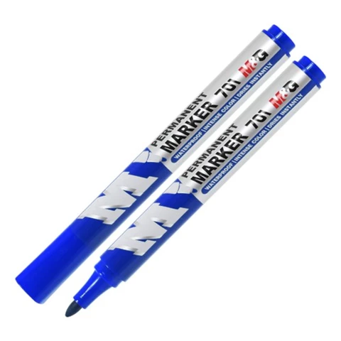 M&G Permanent Market Blue Round Tip