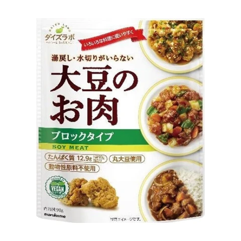 Marukome Soy Lab Dried Soy Meat Block 90g