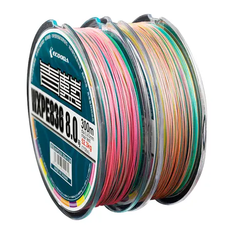 ECOODA Cyan blue PE fishing line WXPE836 high quality