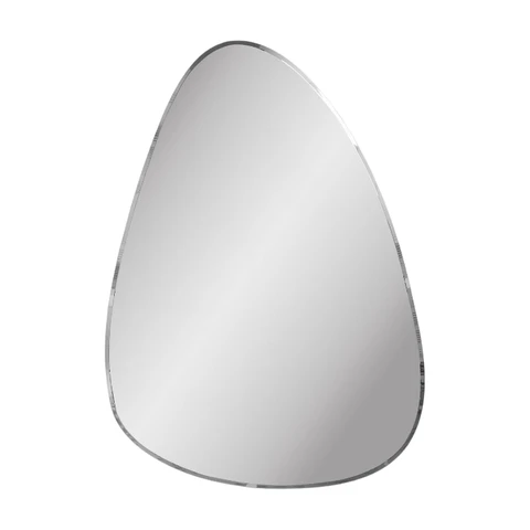 Furbulous Miroir mural, forme organique, facetté, 70 x 100 cm