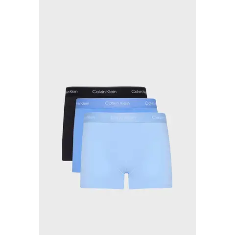 Calvin Klein Unterwäsche Trunk 3er-Pack - Schwarz/Gletscher/Blue Bell 2XL