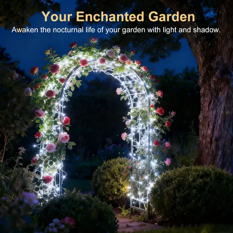 VIVREAL 2 Stück Solar-Kupferdraht-Lichterketten – 8 m (26 ft) 80 LEDs, kaltweiß, wasserdichte Outdoor-Lichterketten für Garten, Terrasse & Feiertagsdekoration, Neujahrsverkauf, Top-Geschenkideen