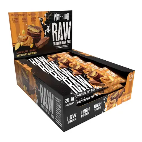 Warrior Raw Protein Flapjack - Chocolate Peanut Butter - 12 Bars