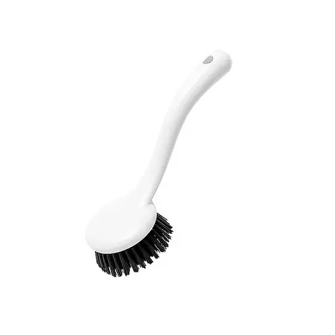 JORDAN&JUDY Cleaning Brush Household Stain Removal Pot Scrubber Dishwashing Brush - 1 pc Long Handle
