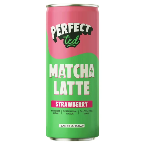 PerfectTed - Strawberry Matcha Latte - 250ml