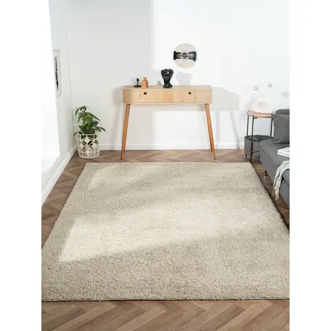 My Flair Teppich "My Shaggy" rechteckig beige 290 x 200 cm