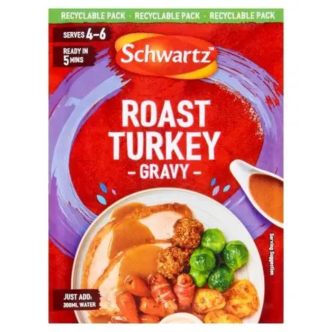 SCHWARTZ Roast Turkey Gravy Mix 12 x 25g