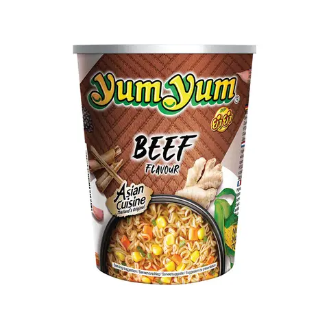 Yum Yum nouilles instantanées bol saveur bœuf 70 g