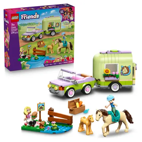 LEGO Friends 42695 La remorque du cheval et du poulain
