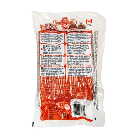 Wing Wing Chinese Style Pork Sausage 375g