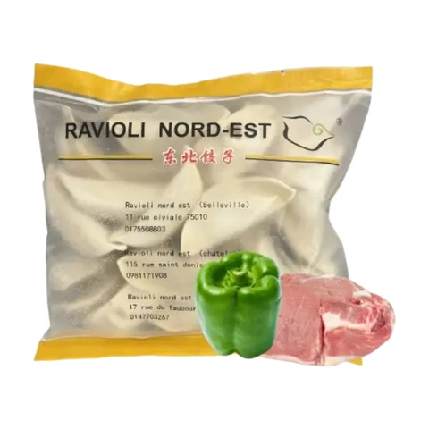 Northeast Dumpling King raviolis au porc et poivron vert 420g