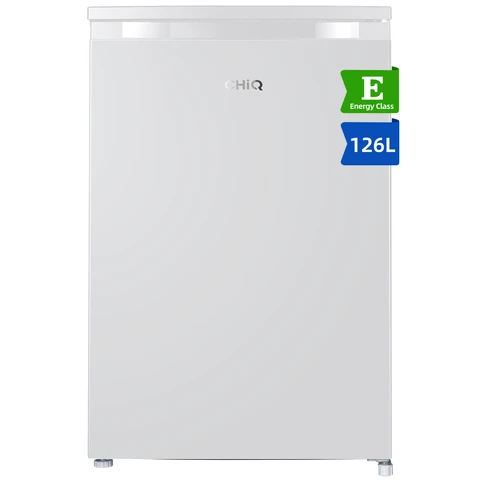 CHiQ JKR120DWE 126L 55cm White Larder Fridge – Freestanding Under Counter Fridge, E Rated