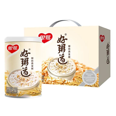 Yin Lu Haozhoudao Coconut Milk Oatmeal Porridge, 280g x 12 Cans