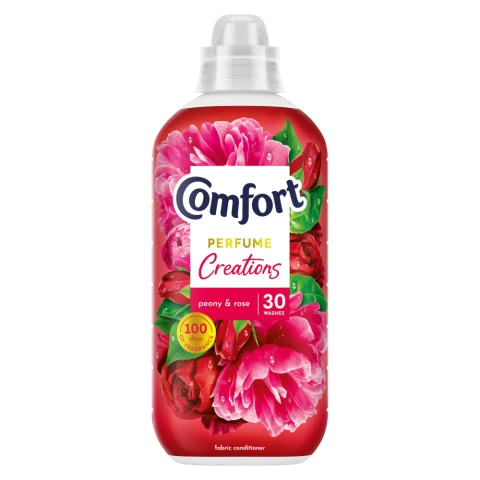 Comfort Perfume Creations Fabric Conditioner Peony & Rose 30 washes (900 ml) 