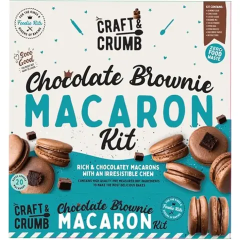 Craft & Crumb - Chocolate Brownie Macaron Kit - 620g