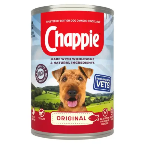 Chappie Adult Wet Dog Food Tin Original in Loaf 412g