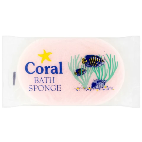 Coral Bath Sponge 1 Pack