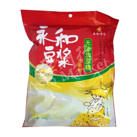 YON HO Yonghe Sojamilchpulver, zuckerfrei, Originalgeschmack, 350g