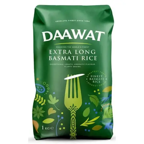 Daawat Grüner Basmati-Reis Extra Lang 1 kg
