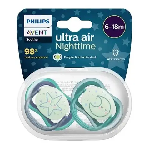 Philips Avent SCF376/20 Avent Ultra Air Night pacifier 6-18 months