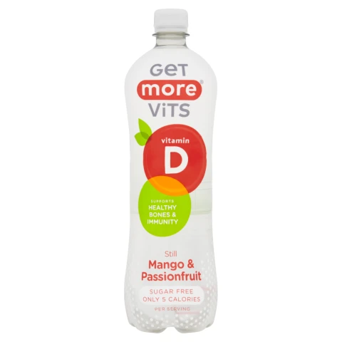 Get More Vits Vitamin D Still Mango & Passionfruit 1l