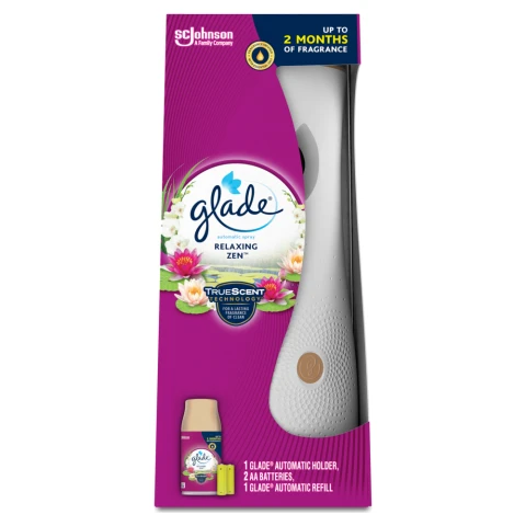 Glade Automatic Spray Air Freshener Holder & Refill Relaxing Zen 269ml
