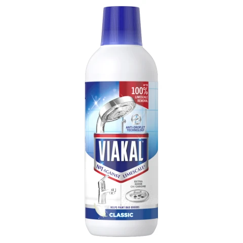 Viakal Classic Limescale Remover Gel 500ML, To Remove Up To 100% Of Limescale