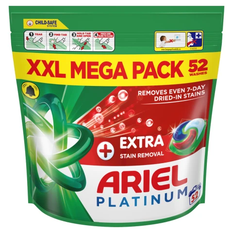 Ariel Platinum PODS, Washing Liquid Capsules 52 Washes