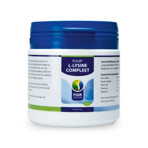 PUUR Complément L-Lysine pour chien et chat - 50 g