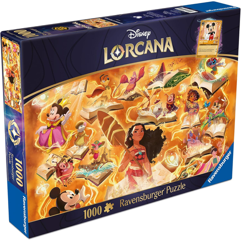 Erwachsenenpuzzle 1000 Teile - Disney Lorcana - Glimmers of The Realm: Amber
