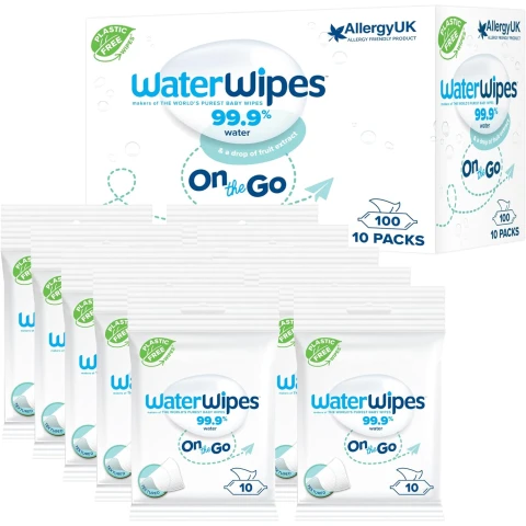 Waterwipes Wipes On The Go 10 Pack