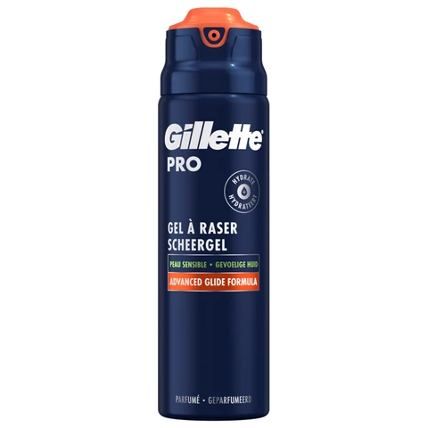GILLETTE Fusion Proglide - Gel à Raser Rafraîchissant - 200ml