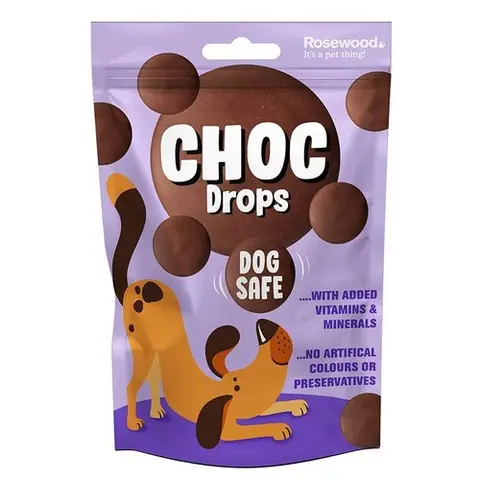 Rosewood Choc Drops for Dogs, 200g