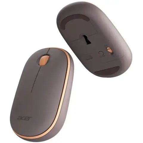 Acer Wireless Bubble Mouse - AMR100 Peach (Retail pack) muis Universeel Ambidextrous RF Draadloos Optisch 1600 DPI